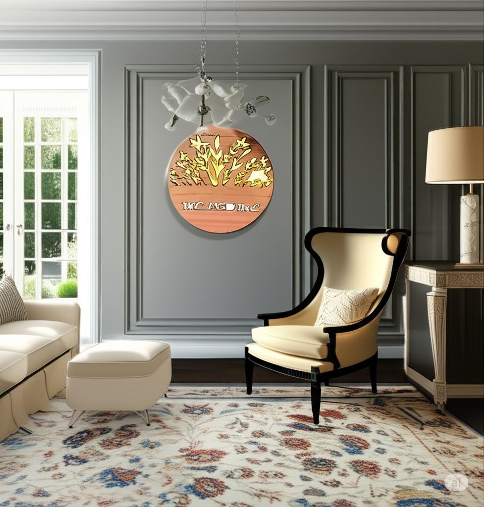 luxury modern home decor wall wooden led light