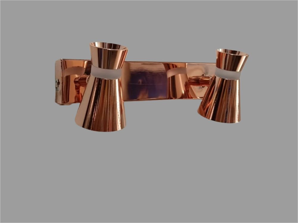 FILLISKA® 3 in 1 Double Wall spot/Picture/Display/Mirror Light with Adjustable Head and Colour Changing Function (RoseGold-397)