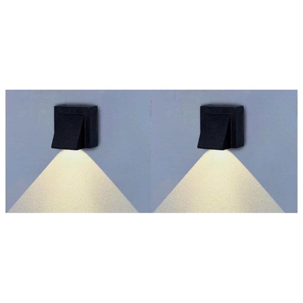 Gesto 10W Waterproof Led Wall Light for Home Decoration – Up Down 2-Way LED Wall Lamp | IP65 Outdoor Fancy Wall Lights for Balcony,Gate,Elevation,Garden,Patio | Decorative Wall Mount Light -Pack of 1