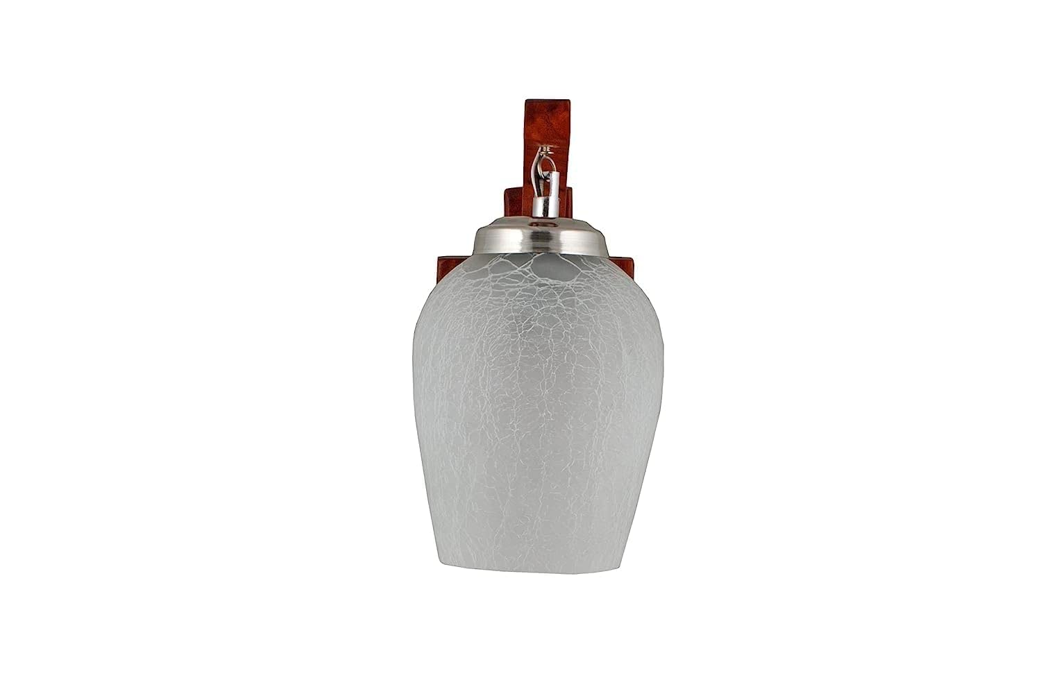 Areezo Antique Look Bottle Shaped Glass Wall Lamp Wall Light Decorative Lamp Hotels Pubs Cafés Room Decorative (Wooden Glass wall light)