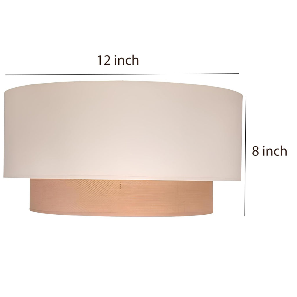 AKWAY Jute Hanging Lamp | Boho Ceiling Lamp for Bedroom, Living Room | Natural Jute Pendant Light | Perfect for Living Room, Dining Room or Office Lighting - (14" D x 10") - Tejas