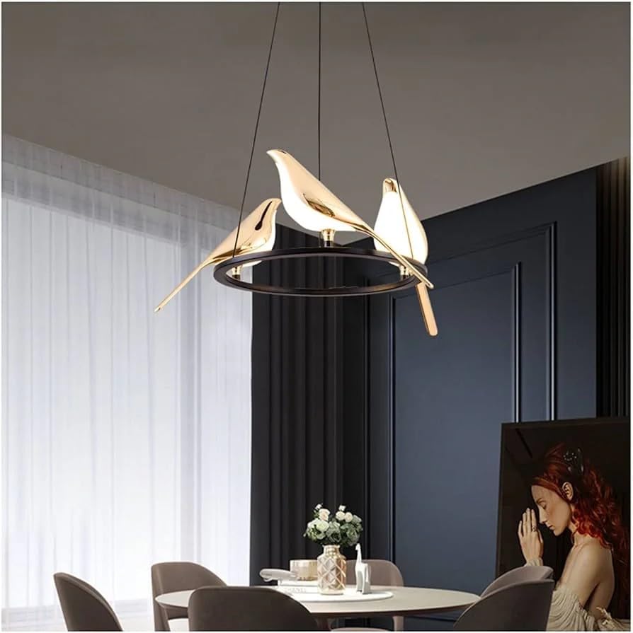 kinis American Spiral Style Led Pendant Lamp for Dinning Table/Led Hanging Light for Bedroom/Led Ceiling Light for Living Room/Led Ceiling Pendant Lamp for Drying Room/Home/Office/Restaurants/Bar etc