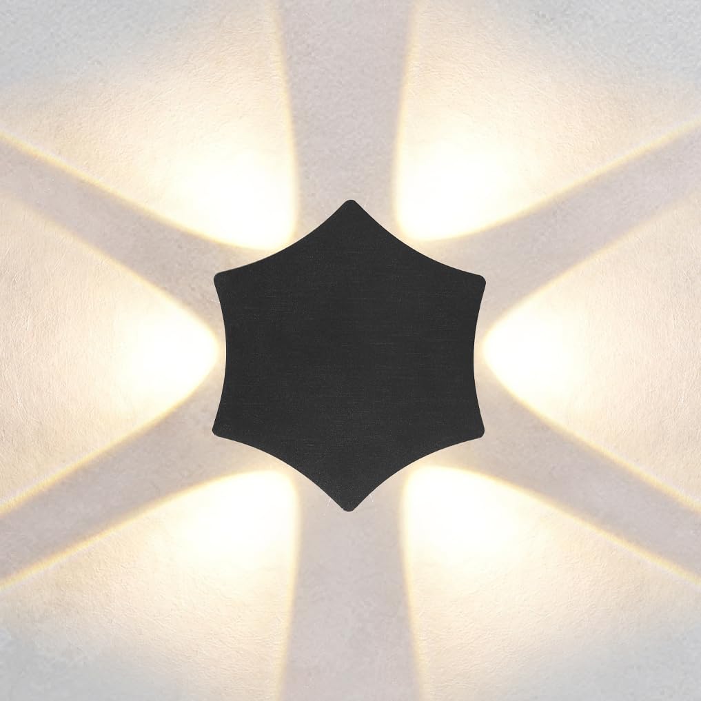 Gesto 10W Waterproof Led Wall Light for Home Decoration – Up Down 2-Way LED Wall Lamp | IP65 Outdoor Fancy Wall Lights for Balcony,Gate,Elevation,Garden,Patio | Decorative Wall Mount Light -Pack of 1