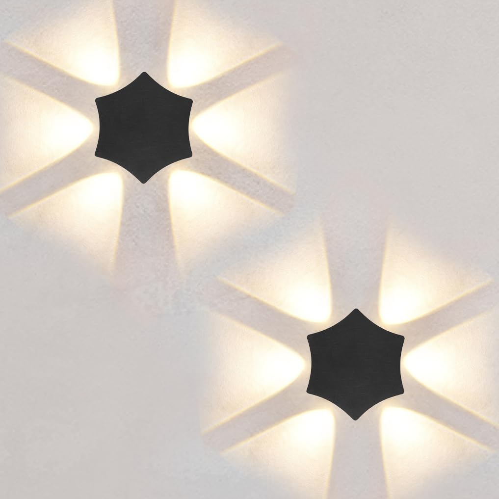 Gesto 10W Waterproof Led Wall Light for Home Decoration – Up Down 2-Way LED Wall Lamp | IP65 Outdoor Fancy Wall Lights for Balcony,Gate,Elevation,Garden,Patio | Decorative Wall Mount Light -Pack of 1