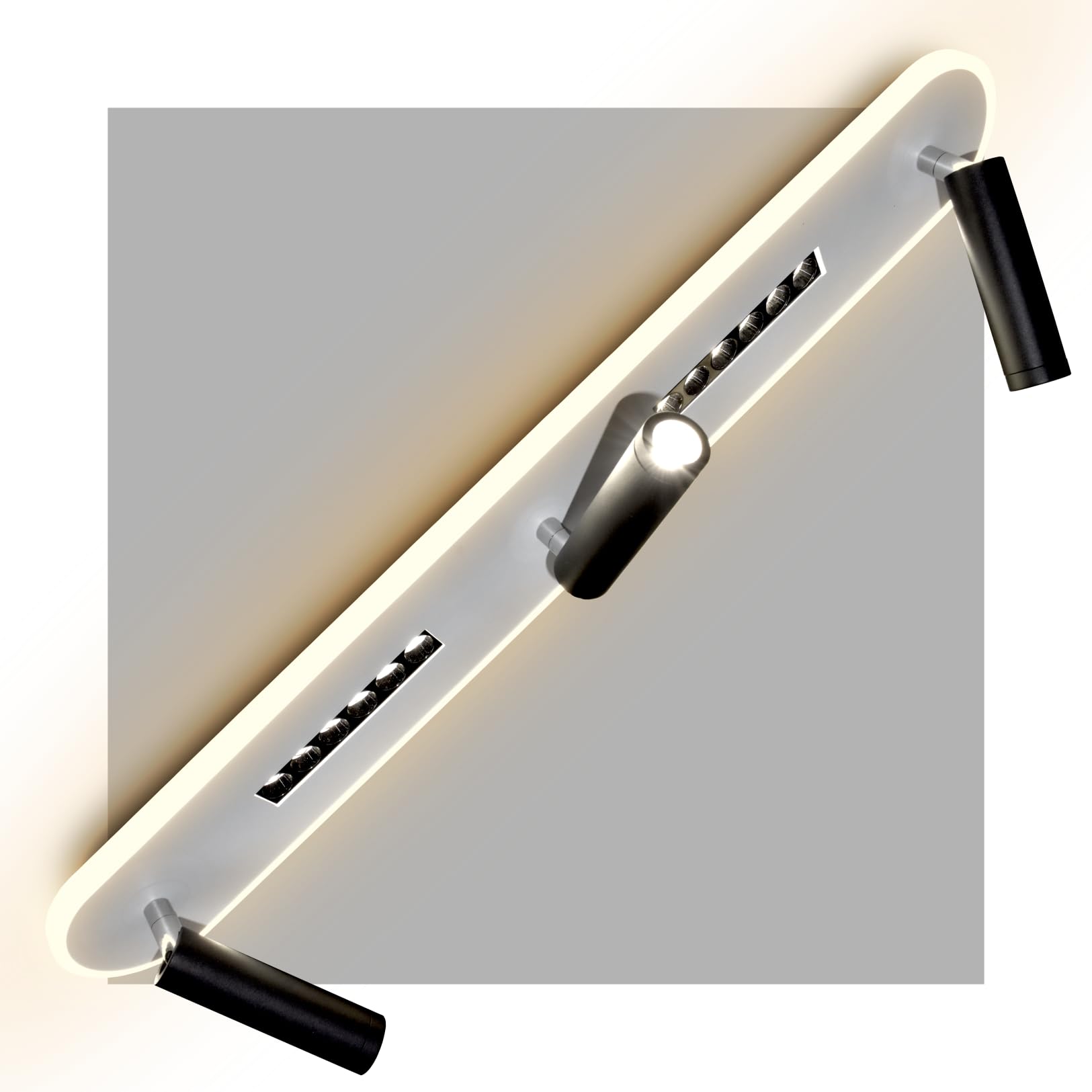 30W  LED Ceiling Light | Modern Decorative | Warm White | Bedroom, Living Room, Dining, Office | Home | 1 Year Warranty