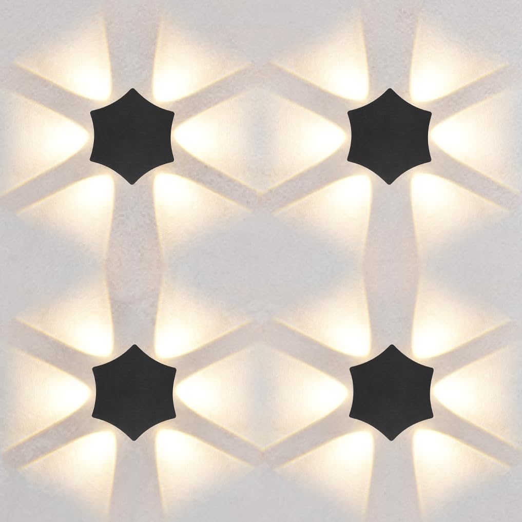 Gesto 10W Waterproof Led Wall Light for Home Decoration – Up Down 2-Way LED Wall Lamp | IP65 Outdoor Fancy Wall Lights for Balcony,Gate,Elevation,Garden,Patio | Decorative Wall Mount Light -Pack of 1