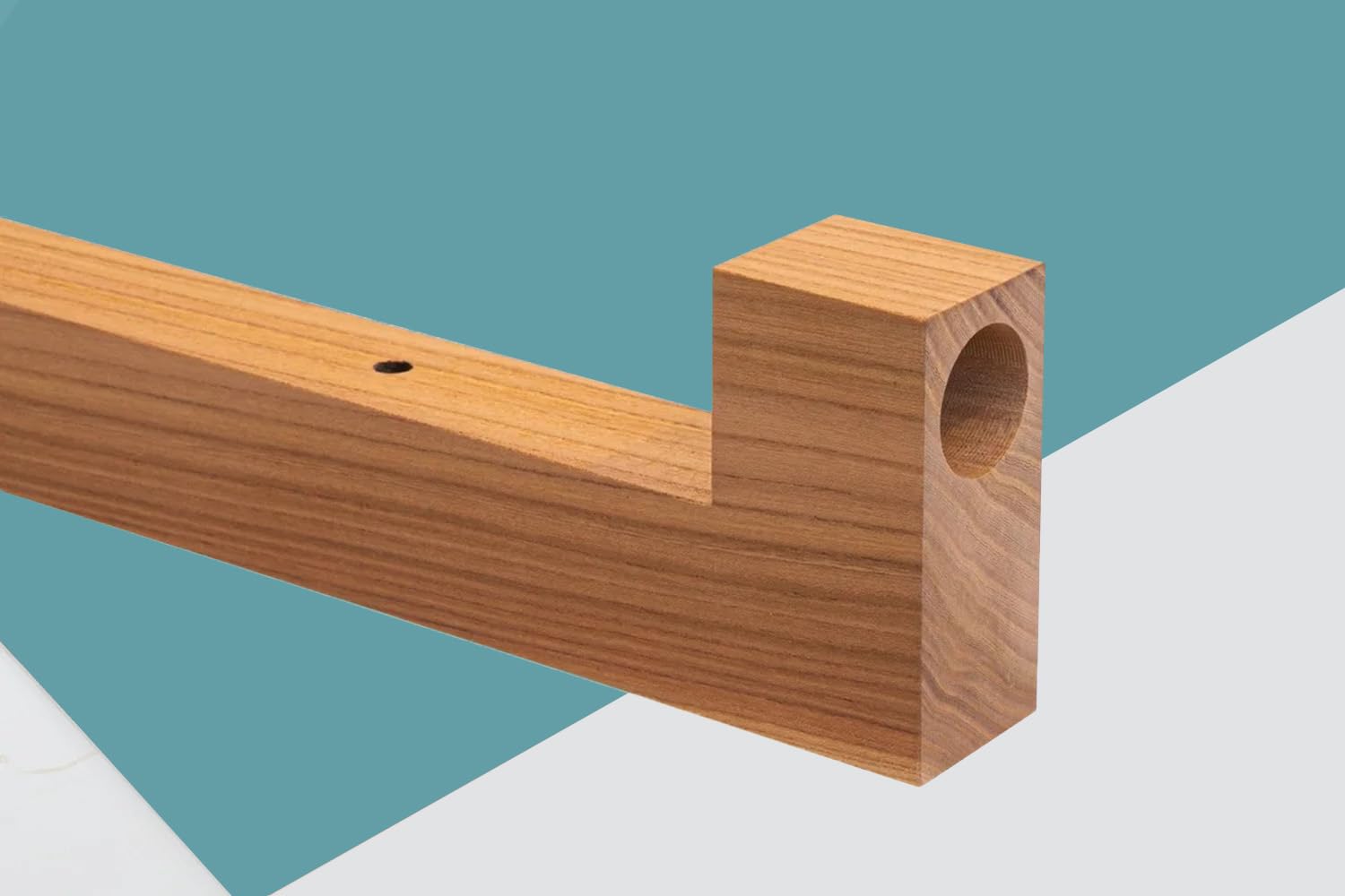 Artica Pine Wood Ceiling Lamp with LED Tube Light – Modern Wooden Ceiling Light Fixture for Home, Office & Kitchen Décor Warm White 20w