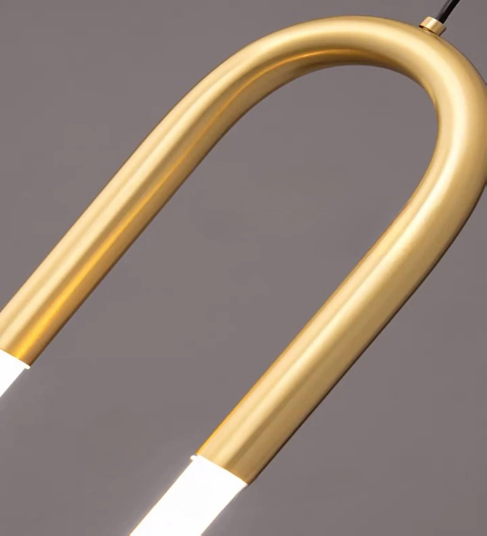 Hanging Light Black & Gold Pendant Lamp | Modern Cylindrical Spotlight with 3 Color LED (Warm White, Natural White, Cool White) | Ceiling Lights for Living Room Bedroom Dining