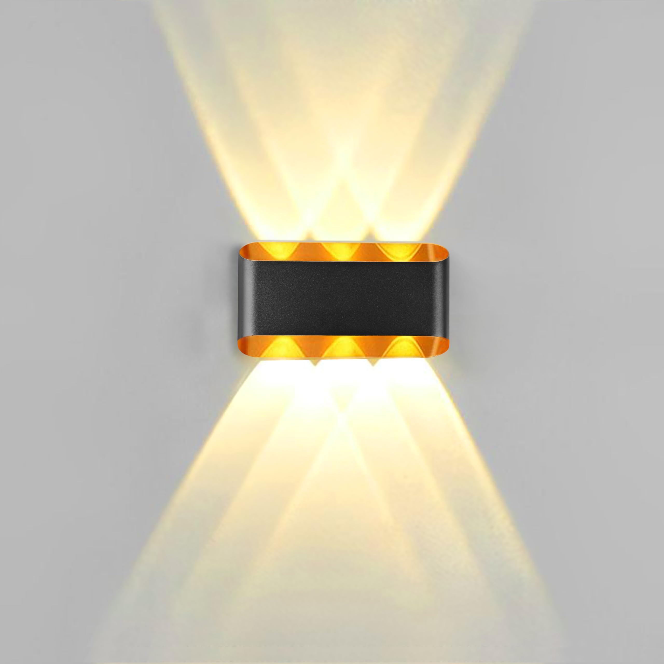 Gesto 10W Waterproof Led Wall Light for Home Decoration – Up Down 2-Way LED Wall Lamp | IP65 Outdoor Fancy Wall Lights for Balcony,Gate,Elevation,Garden,Patio | Decorative Wall Mount Light -Pack of 1