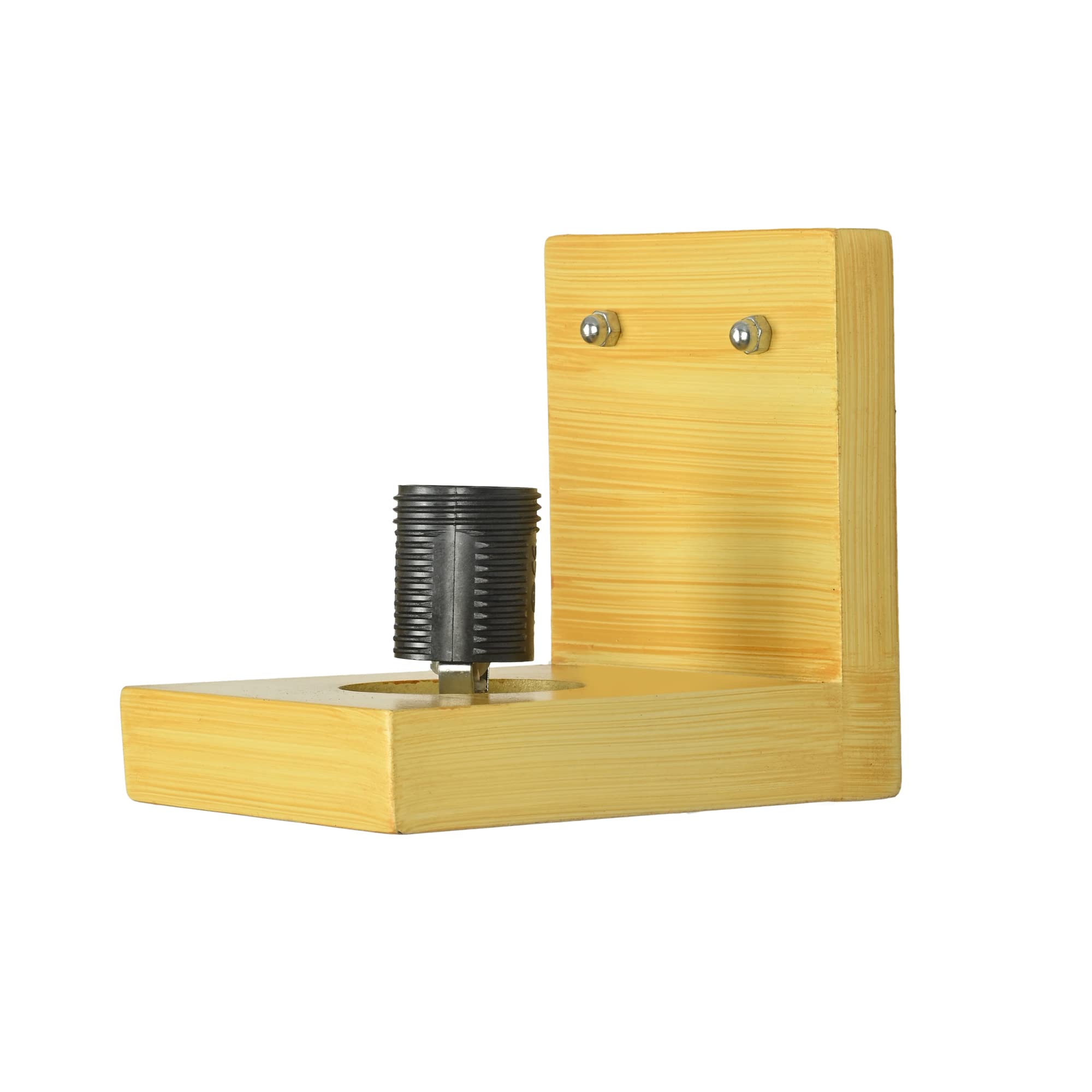 Mahganya Industries Designer Home Decorative Modern Wall lamp for Living Room, Bedside, Bedroom, Decorative Light for Indoor Application Without Bulb (Wood,) (Style 1) (Style1)