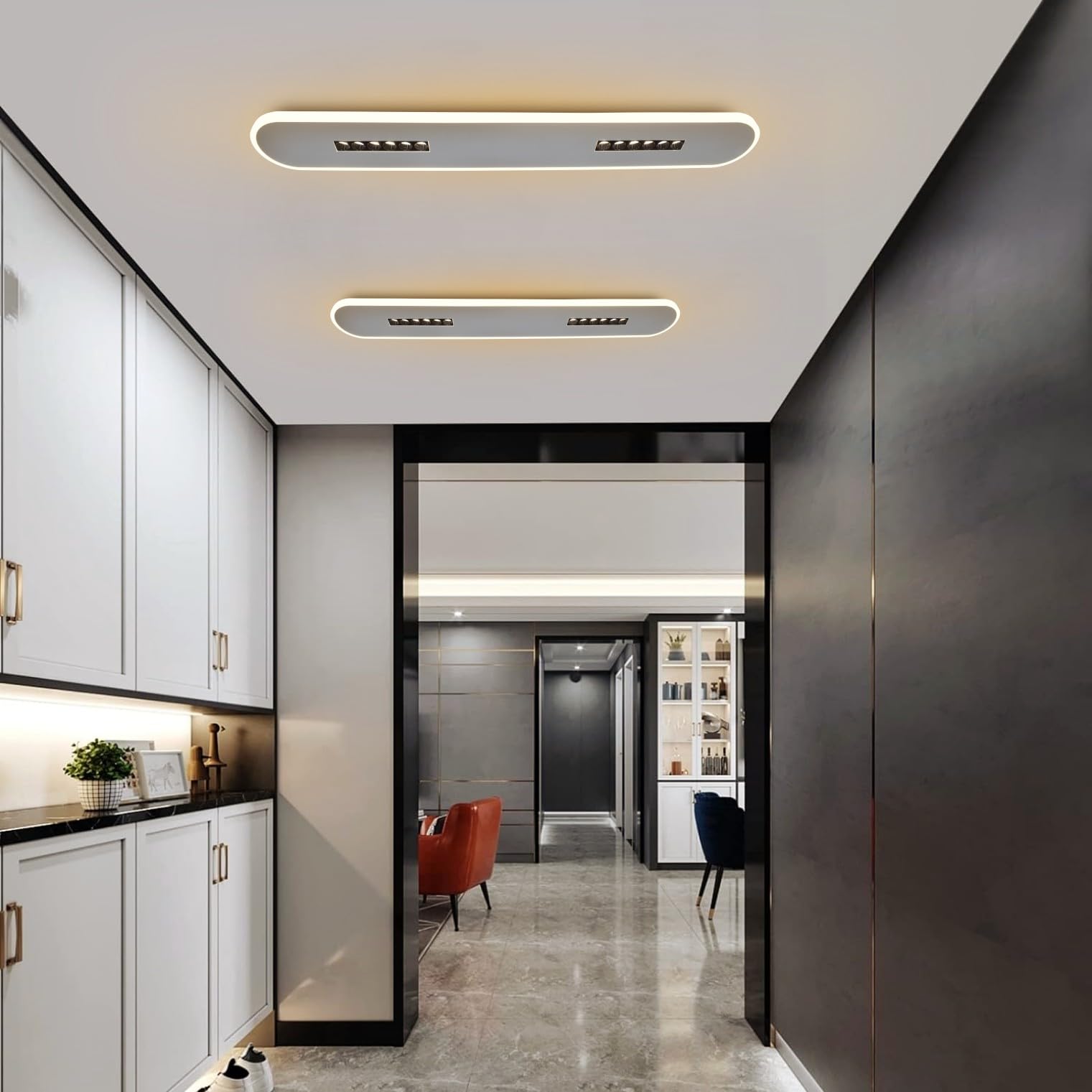 30W  LED Ceiling Light | Modern Decorative | Warm White | Bedroom, Living Room, Dining, Office | Home | 1 Year Warranty