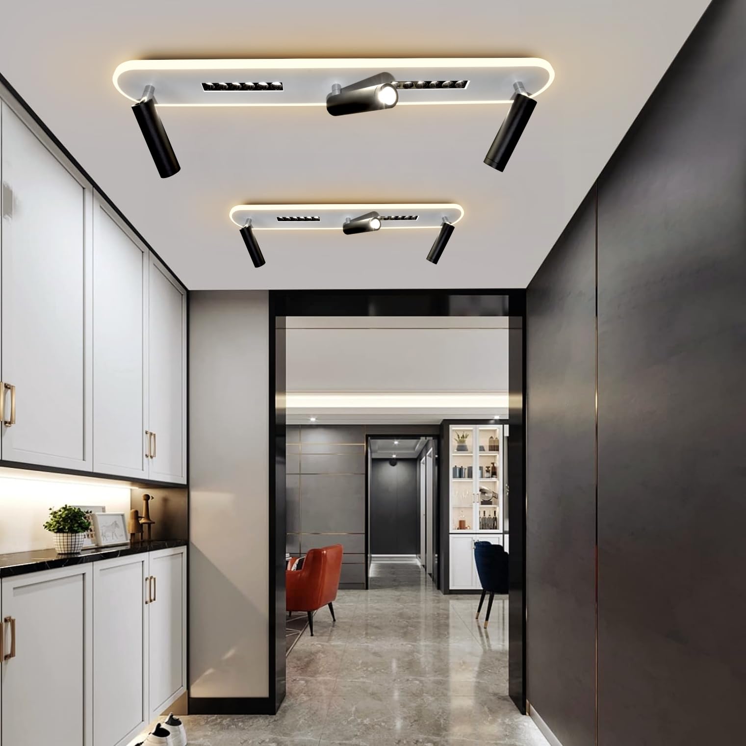 30W  LED Ceiling Light | Modern Decorative | Warm White | Bedroom, Living Room, Dining, Office | Home | 1 Year Warranty