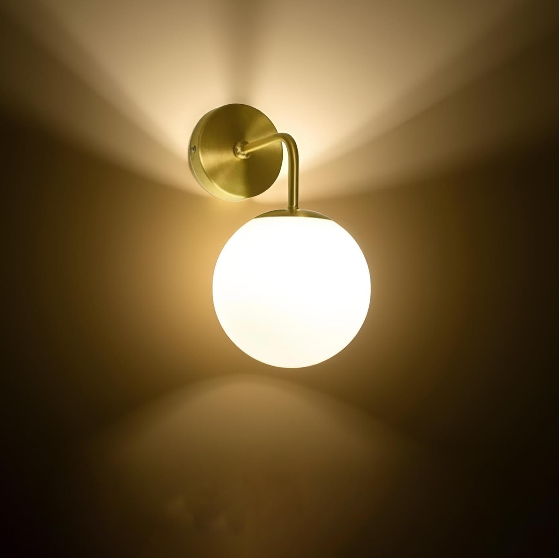 Lyse Decor Wall Lamps for Bedside/Wall Lights Indoor, Wall Lamps for Living Room/Offices/Bathroom and Wall Lights for Home Decoration/Restaurant.Cafe (Pack of 1)