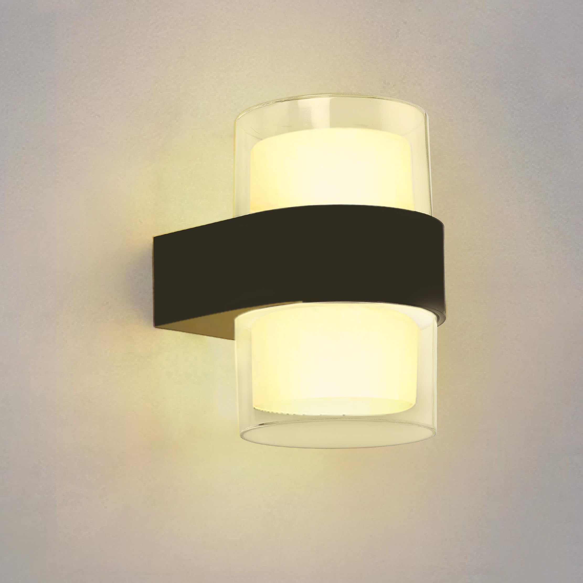 Gesto 10W Waterproof Led Wall Light for Home Decoration – Up Down 2-Way LED Wall Lamp | IP65 Outdoor Fancy Wall Lights for Balcony,Gate,Elevation,Garden,Patio | Decorative Wall Mount Light -Pack of 1