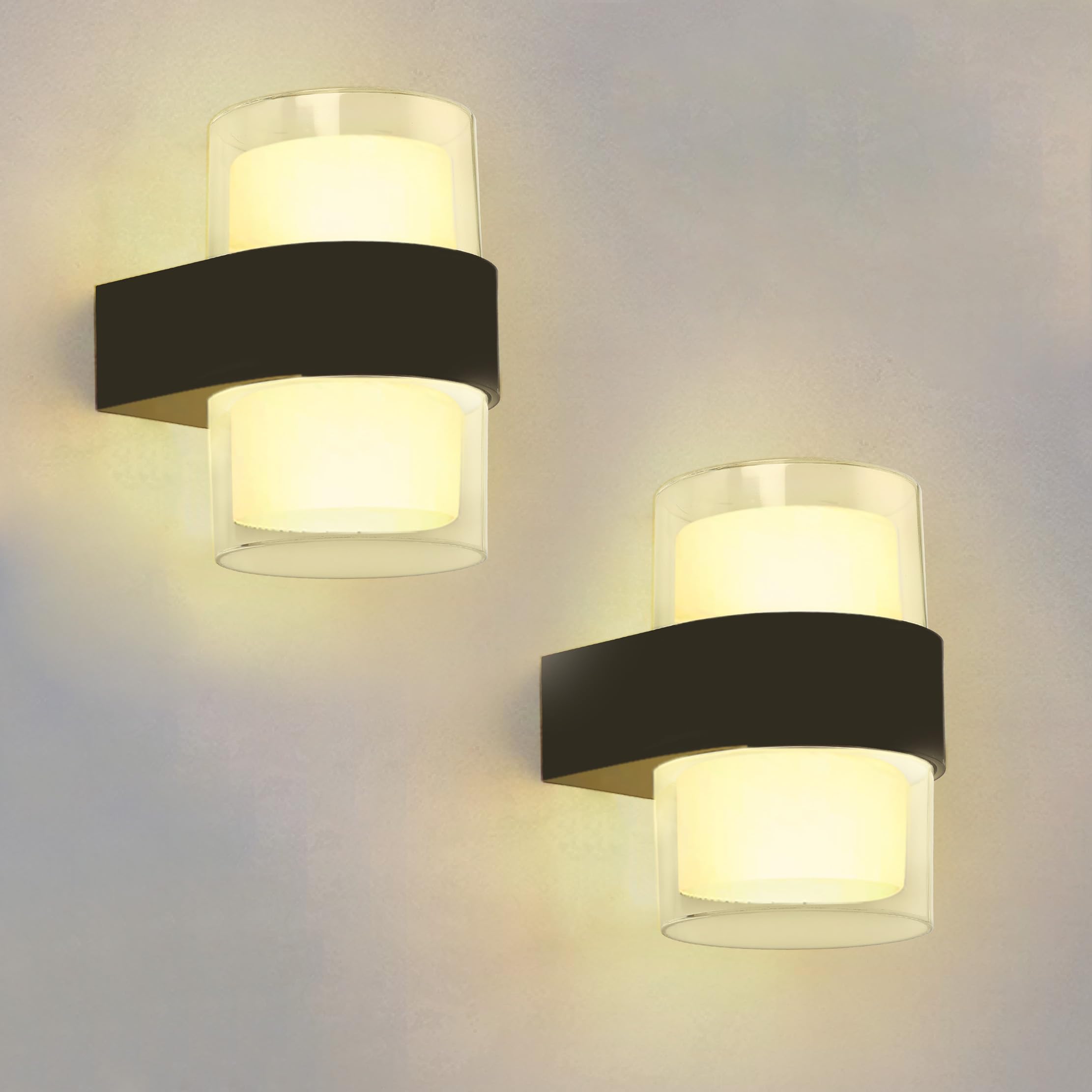 Gesto 10W Waterproof Led Wall Light for Home Decoration – Up Down 2-Way LED Wall Lamp | IP65 Outdoor Fancy Wall Lights for Balcony,Gate,Elevation,Garden,Patio | Decorative Wall Mount Light -Pack of 1