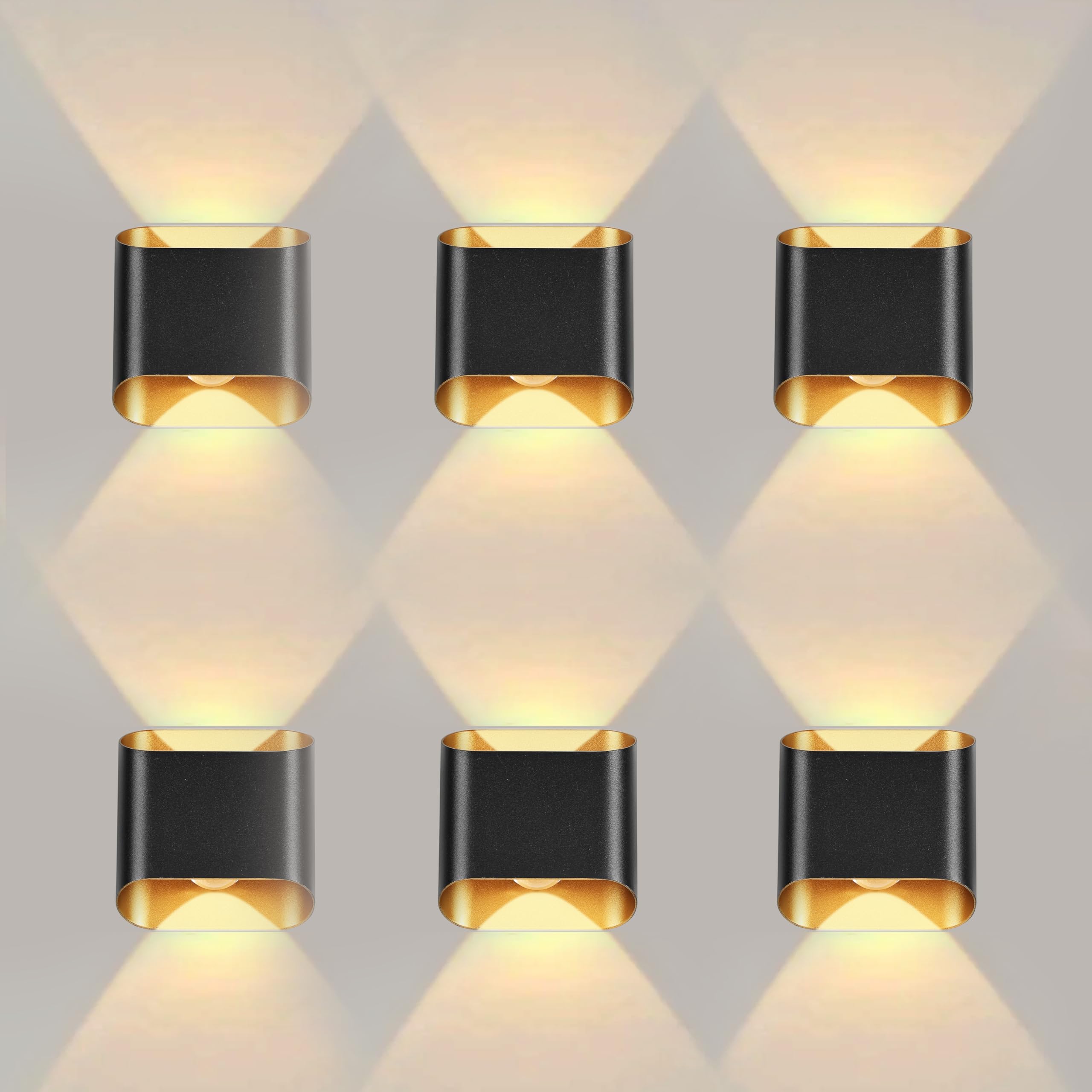 Gesto 10W Waterproof Led Wall Light for Home Decoration – Up Down 2-Way LED Wall Lamp | IP65 Outdoor Fancy Wall Lights for Balcony,Gate,Elevation,Garden,Patio | Decorative Wall Mount Light -Pack of 1