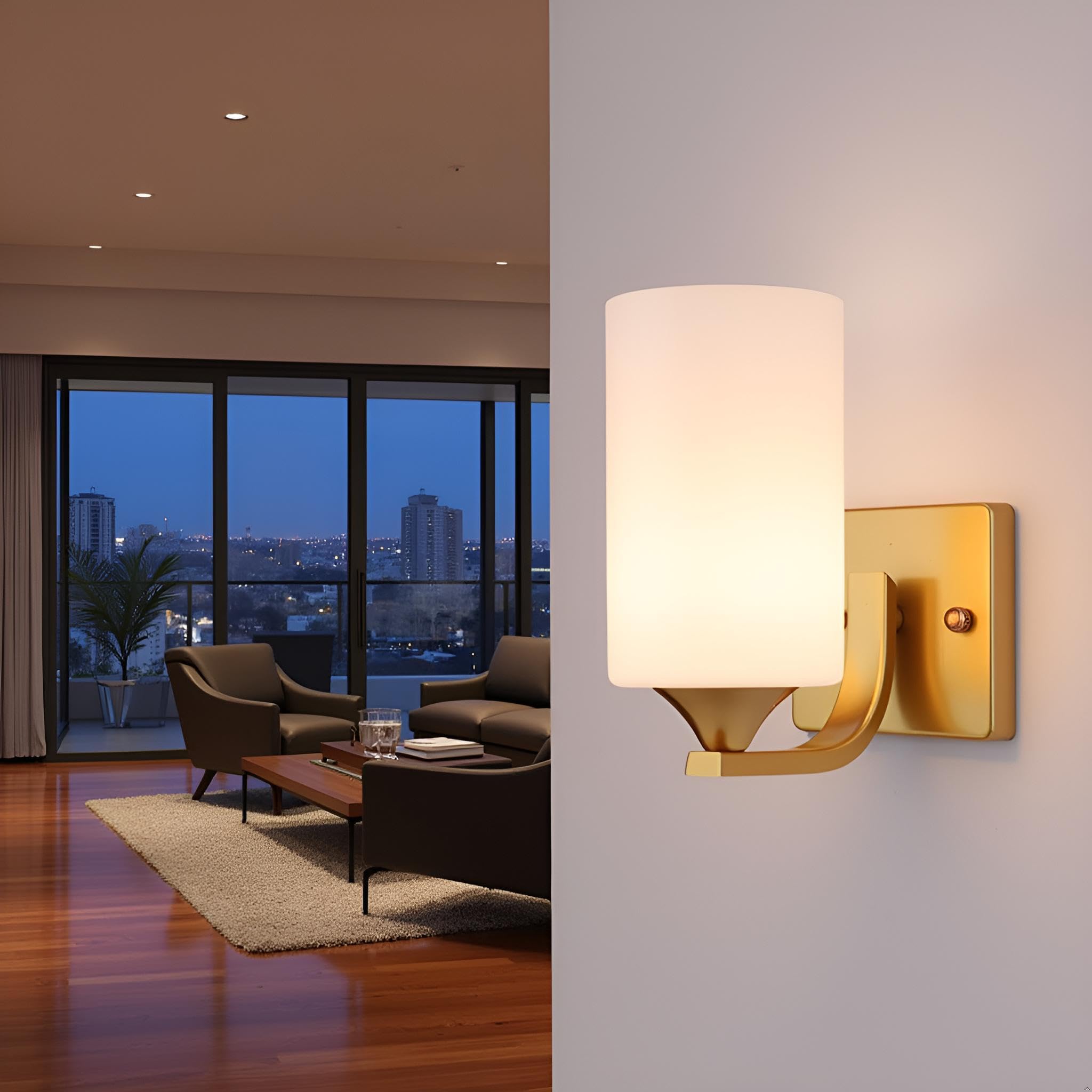 Lyse Decor Wall Lamps for Bedside/Wall Lights Indoor, Wall Lamps for Living Room/Offices/Bathroom and Wall Lights for Home Decoration/Restaurant.Cafe (Pack of 1)