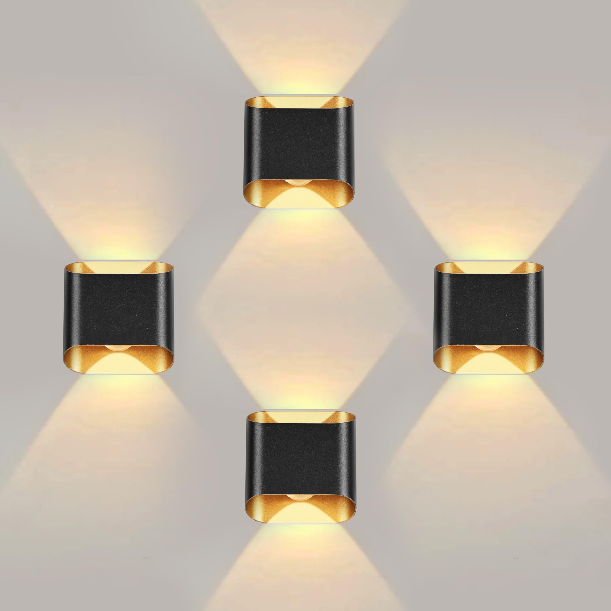 Gesto 10W Waterproof Led Wall Light for Home Decoration – Up Down 2-Way LED Wall Lamp | IP65 Outdoor Fancy Wall Lights for Balcony,Gate,Elevation,Garden,Patio | Decorative Wall Mount Light -Pack of 1