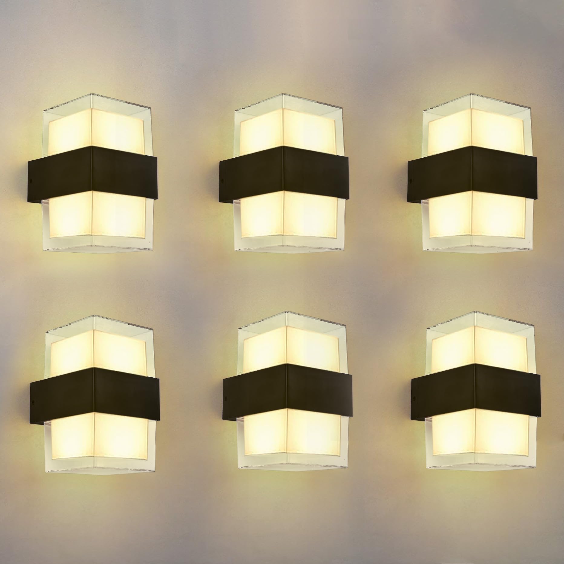 Gesto 10W Waterproof Led Wall Light for Home Decoration – Up Down 2-Way LED Wall Lamp | IP65 Outdoor Fancy Wall Lights for Balcony,Gate,Elevation,Garden,Patio | Decorative Wall Mount Light -Pack of 1