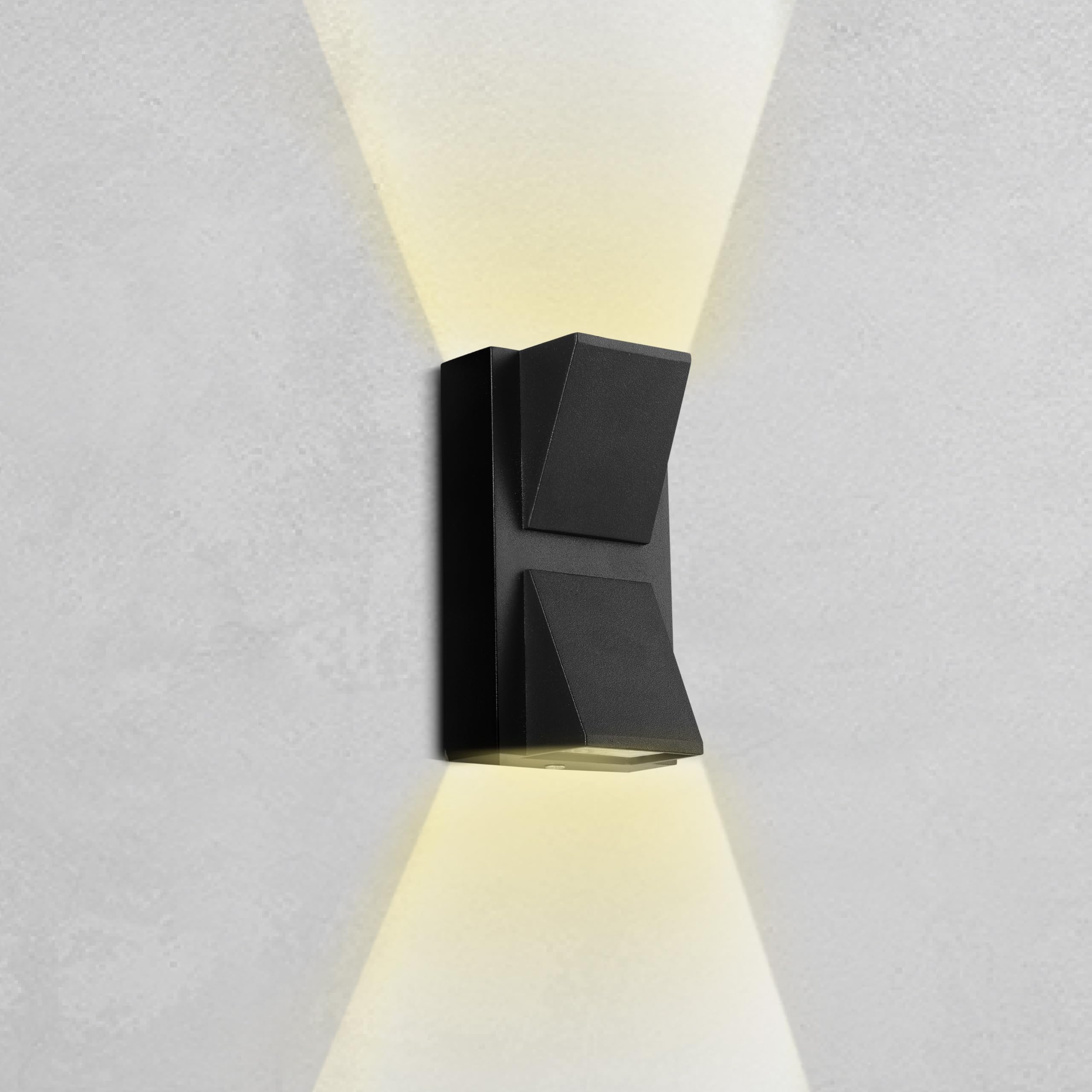 Gesto 10W Waterproof Led Wall Light for Home Decoration – Up Down 2-Way LED Wall Lamp | IP65 Outdoor Fancy Wall Lights for Balcony,Gate,Elevation,Garden,Patio | Decorative Wall Mount Light -Pack of 1