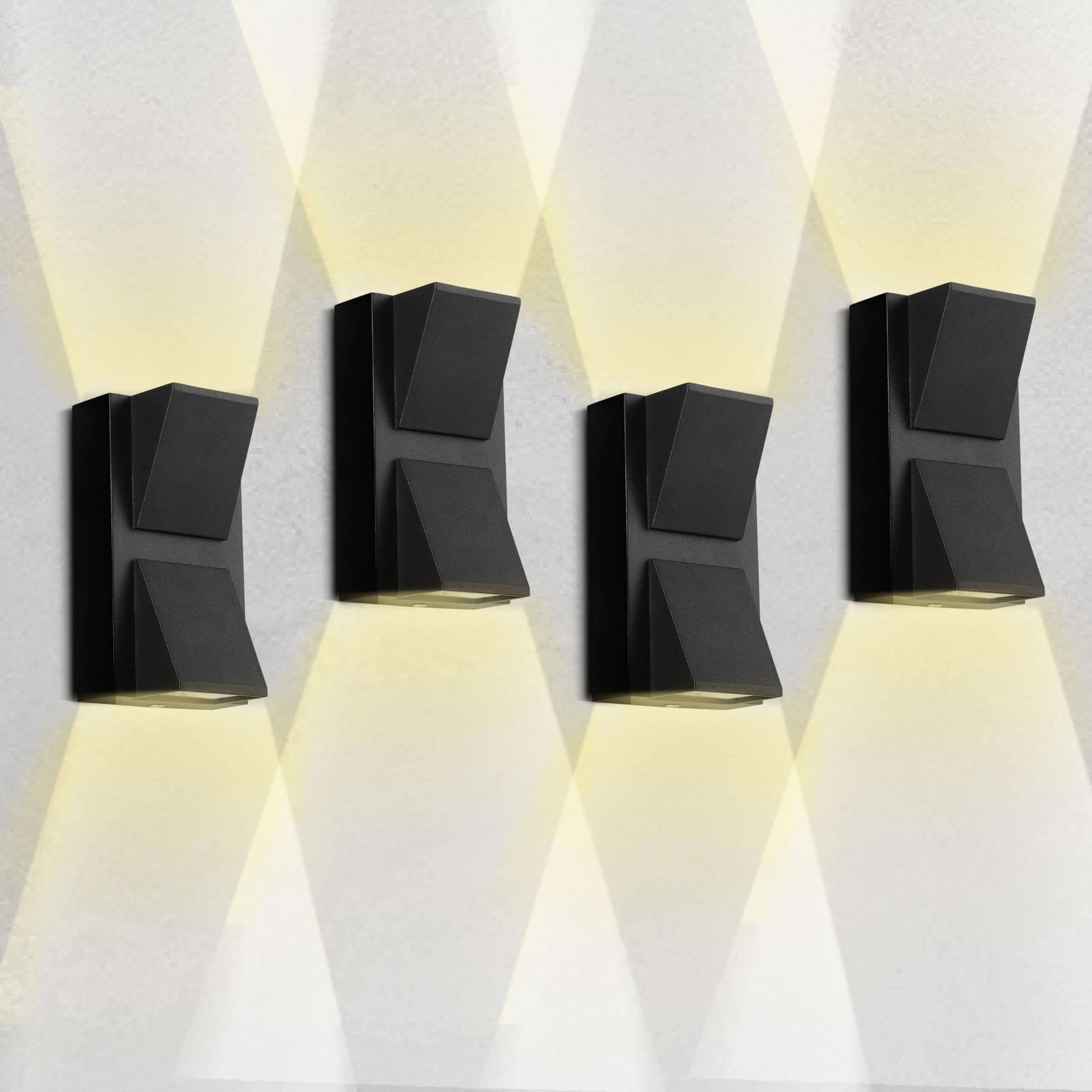 Gesto 10W Waterproof Led Wall Light for Home Decoration – Up Down 2-Way LED Wall Lamp | IP65 Outdoor Fancy Wall Lights for Balcony,Gate,Elevation,Garden,Patio | Decorative Wall Mount Light -Pack of 1