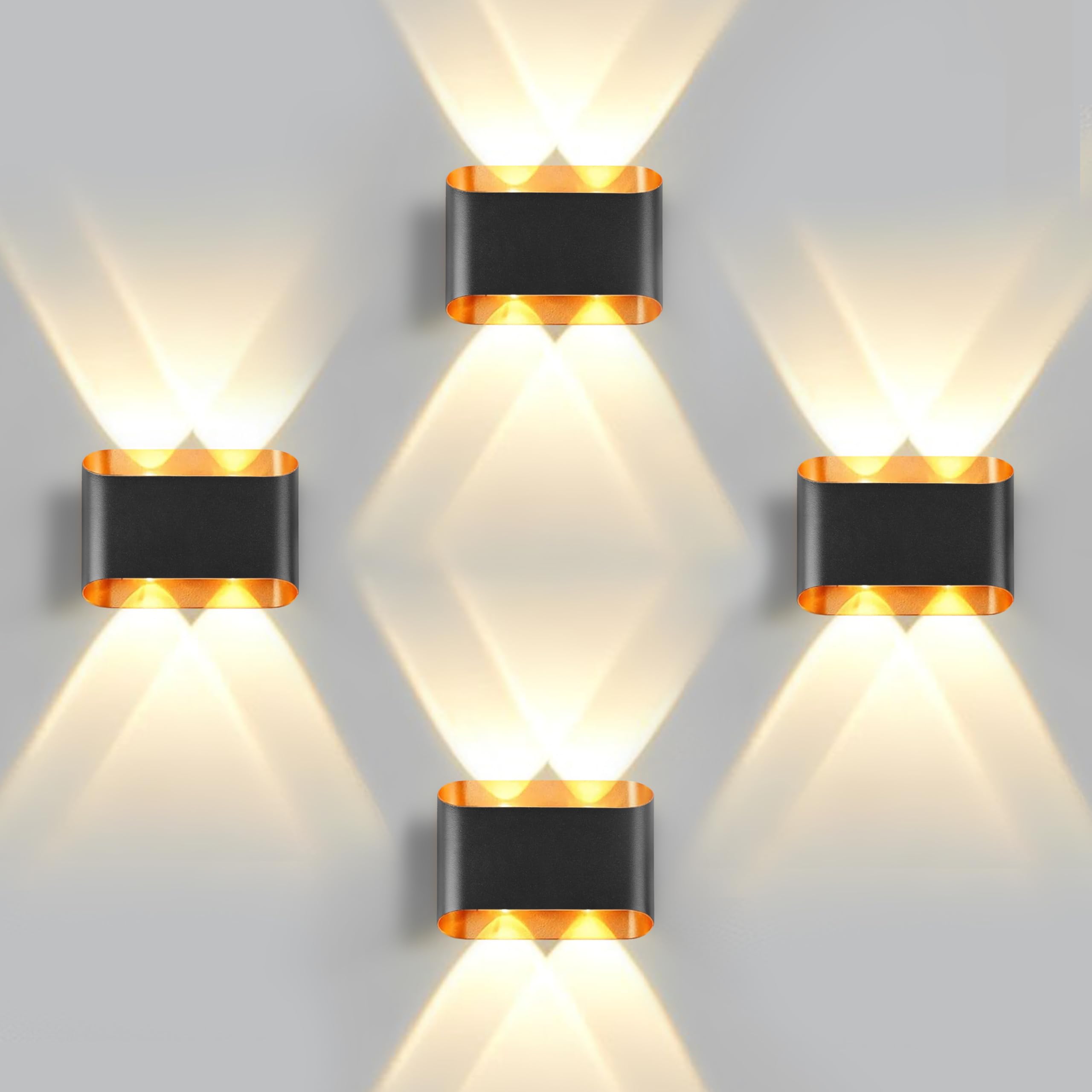 Gesto 10W Waterproof Led Wall Light for Home Decoration – Up Down 2-Way LED Wall Lamp | IP65 Outdoor Fancy Wall Lights for Balcony,Gate,Elevation,Garden,Patio | Decorative Wall Mount Light -Pack of 1