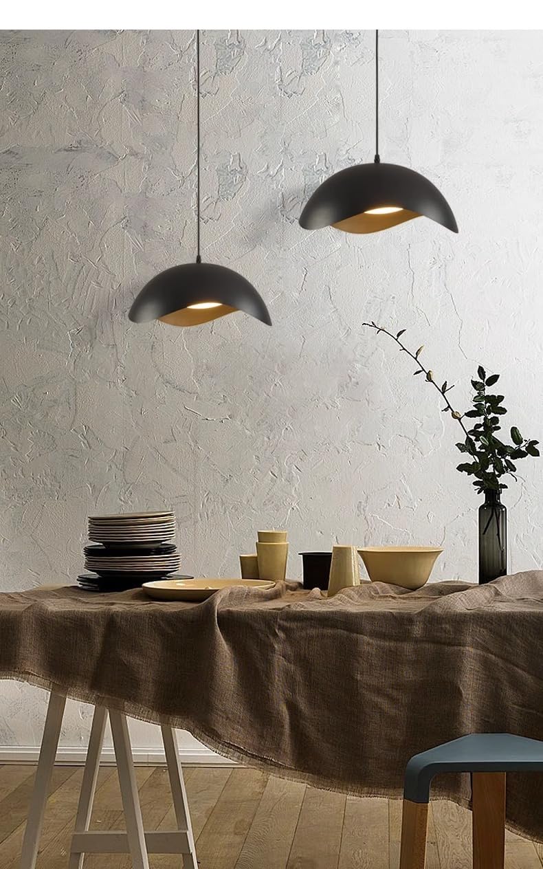 Smartway® - Black Genaro Hanging Ceiling Lamps Pendant Light for Bedroom| Living Room| Restaurants| Dining| Coffee Shop| Home and Office E27 Socket + (Bulb Not Included)