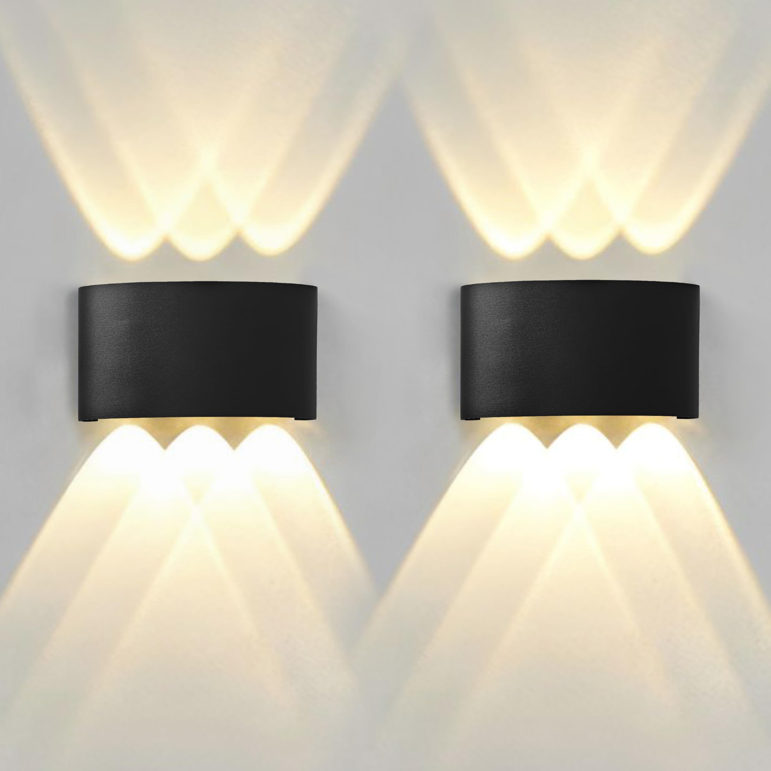 Gesto 10W Waterproof Led Wall Light for Home Decoration – Up Down 2-Way LED Wall Lamp | IP65 Outdoor Fancy Wall Lights for Balcony,Gate,Elevation,Garden,Patio | Decorative Wall Mount Light -Pack of 1