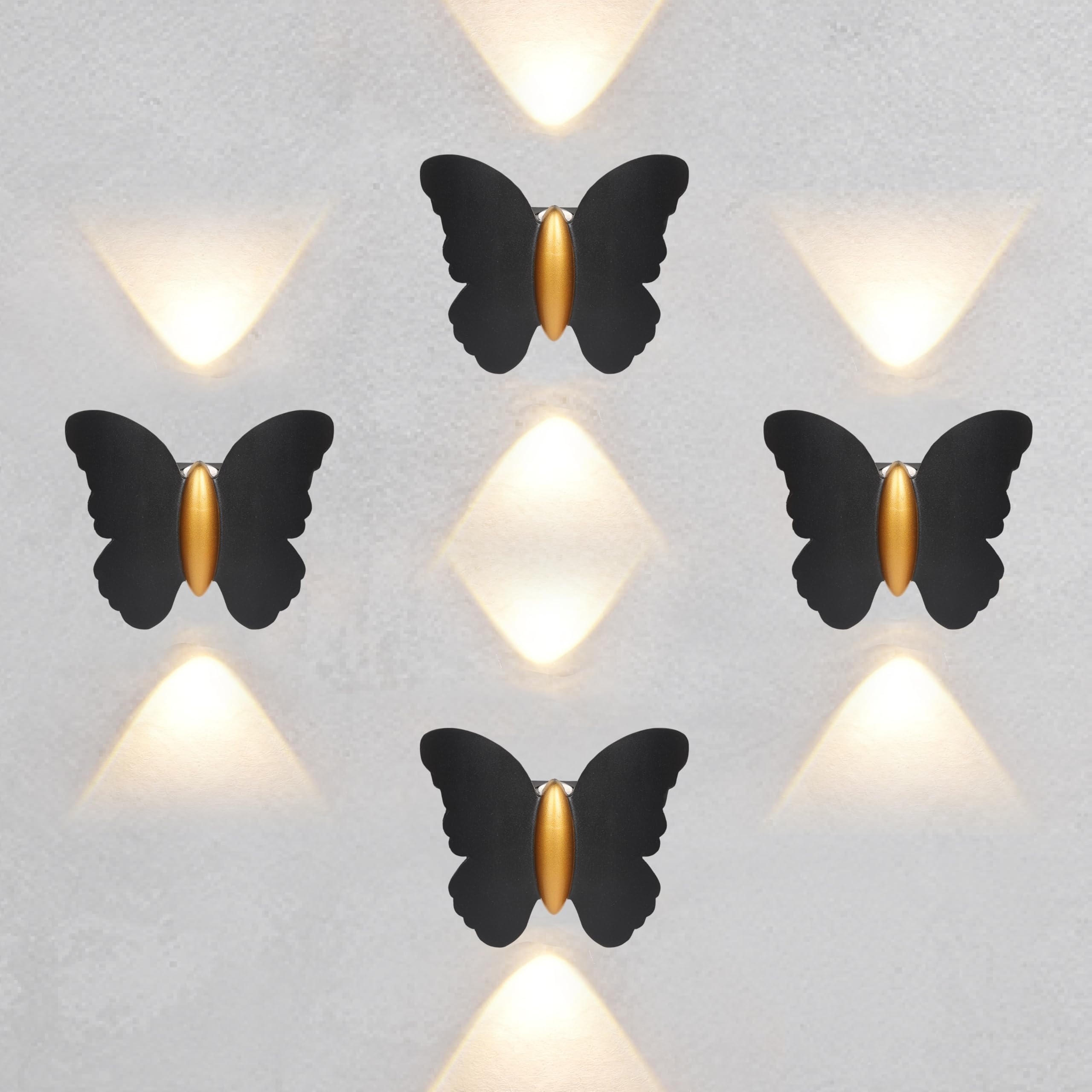 Gesto 10W Waterproof Led Wall Light for Home Decoration – Up Down 2-Way LED Wall Lamp | IP65 Outdoor Fancy Wall Lights for Balcony,Gate,Elevation,Garden,Patio | Decorative Wall Mount Light -Pack of 1