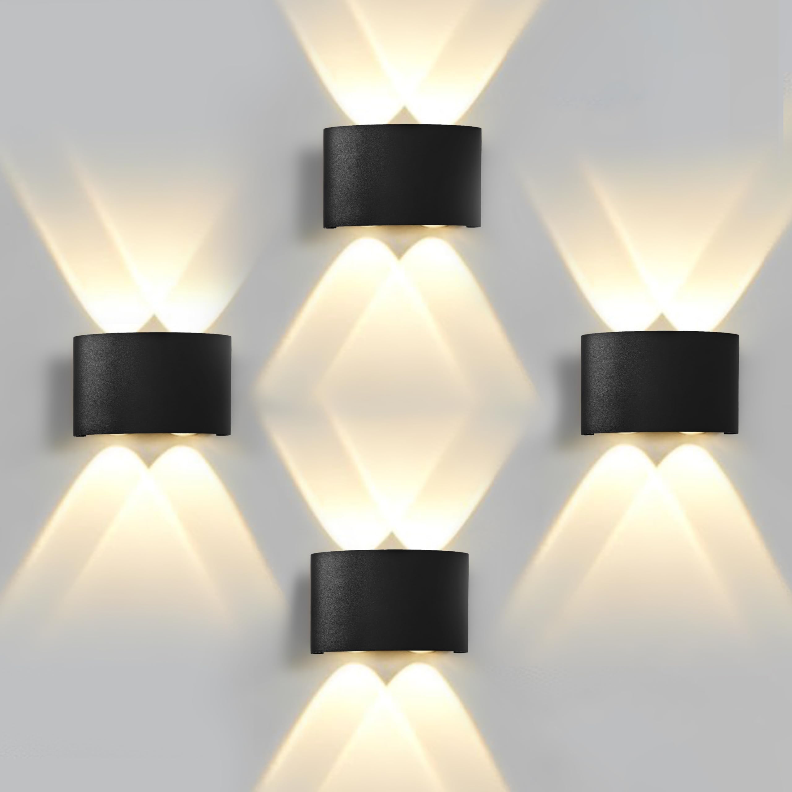 Gesto 10W Waterproof Led Wall Light for Home Decoration – Up Down 2-Way LED Wall Lamp | IP65 Outdoor Fancy Wall Lights for Balcony,Gate,Elevation,Garden,Patio | Decorative Wall Mount Light -Pack of 1