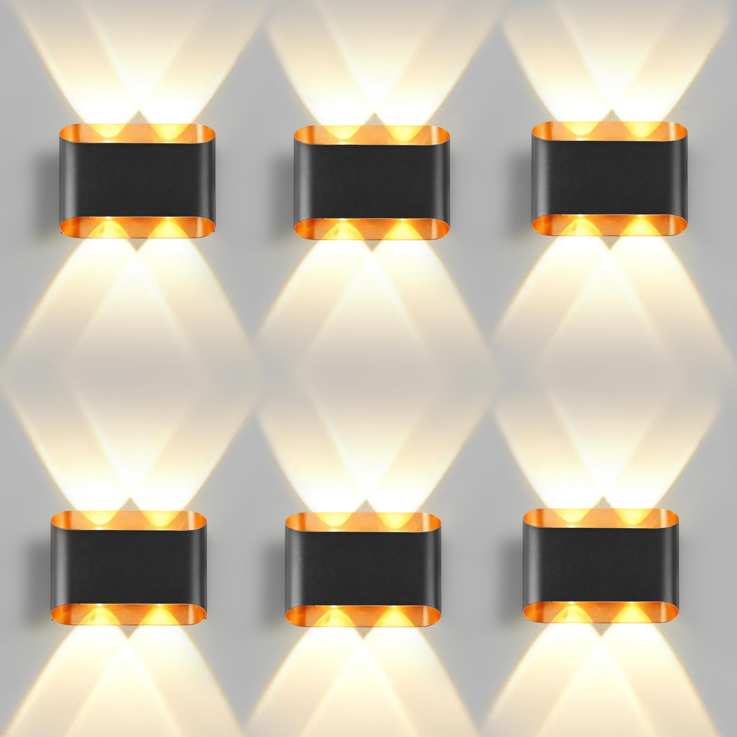 Gesto 10W Waterproof Led Wall Light for Home Decoration – Up Down 2-Way LED Wall Lamp | IP65 Outdoor Fancy Wall Lights for Balcony,Gate,Elevation,Garden,Patio | Decorative Wall Mount Light -Pack of 1