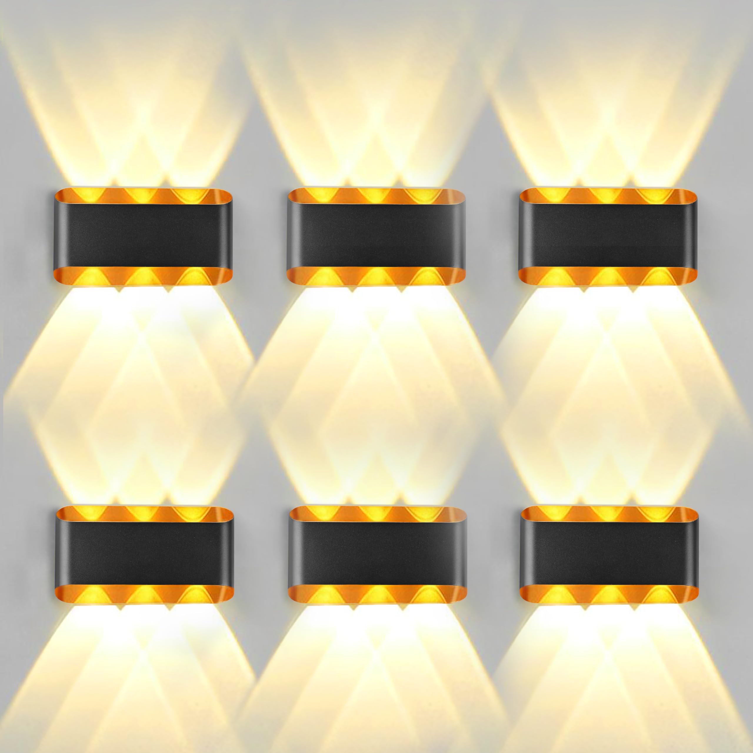 Gesto 10W Waterproof Led Wall Light for Home Decoration – Up Down 2-Way LED Wall Lamp | IP65 Outdoor Fancy Wall Lights for Balcony,Gate,Elevation,Garden,Patio | Decorative Wall Mount Light -Pack of 1