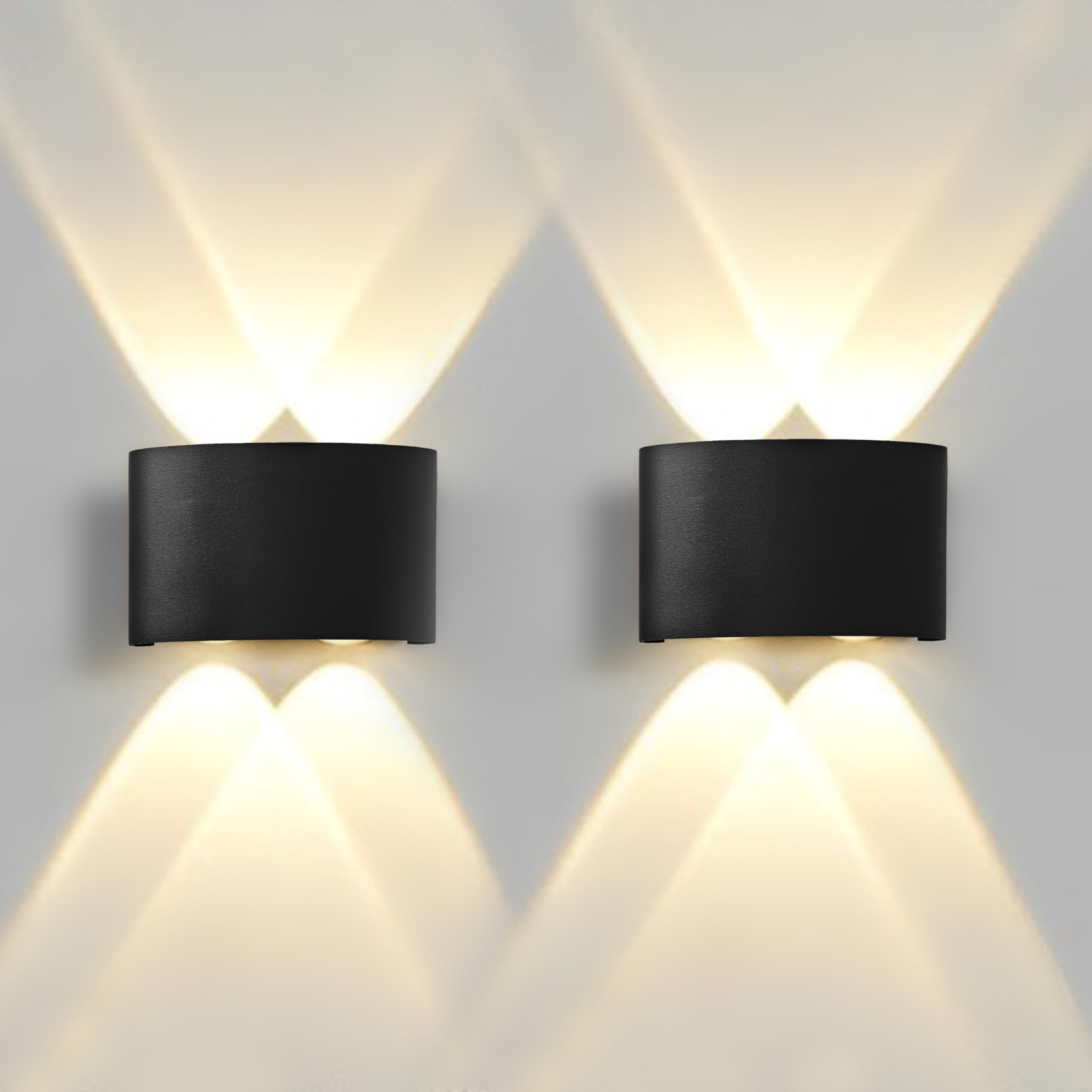 Gesto 10W Waterproof Led Wall Light for Home Decoration – Up Down 2-Way LED Wall Lamp | IP65 Outdoor Fancy Wall Lights for Balcony,Gate,Elevation,Garden,Patio | Decorative Wall Mount Light -Pack of 1