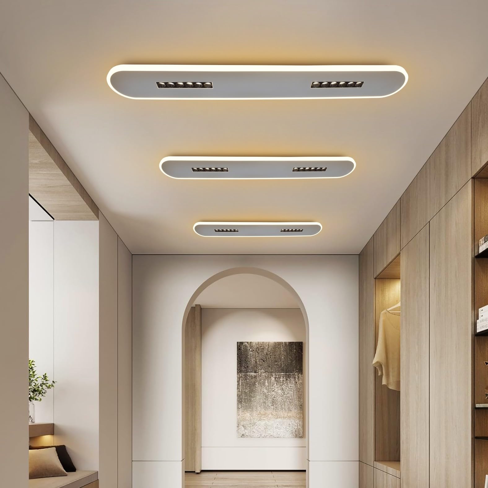 30W  LED Ceiling Light | Modern Decorative | Warm White | Bedroom, Living Room, Dining, Office | Home | 1 Year Warranty