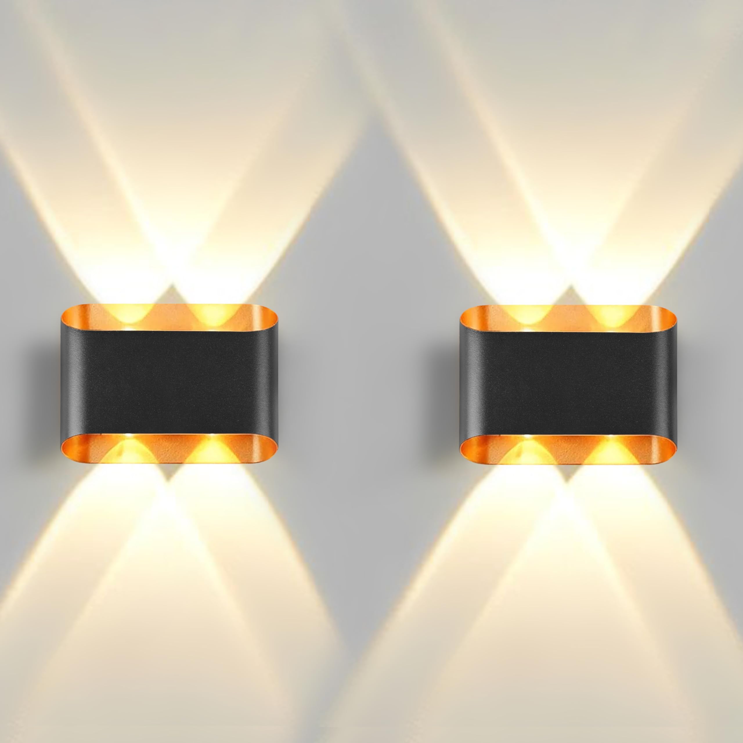 Gesto 10W Waterproof Led Wall Light for Home Decoration – Up Down 2-Way LED Wall Lamp | IP65 Outdoor Fancy Wall Lights for Balcony,Gate,Elevation,Garden,Patio | Decorative Wall Mount Light -Pack of 1