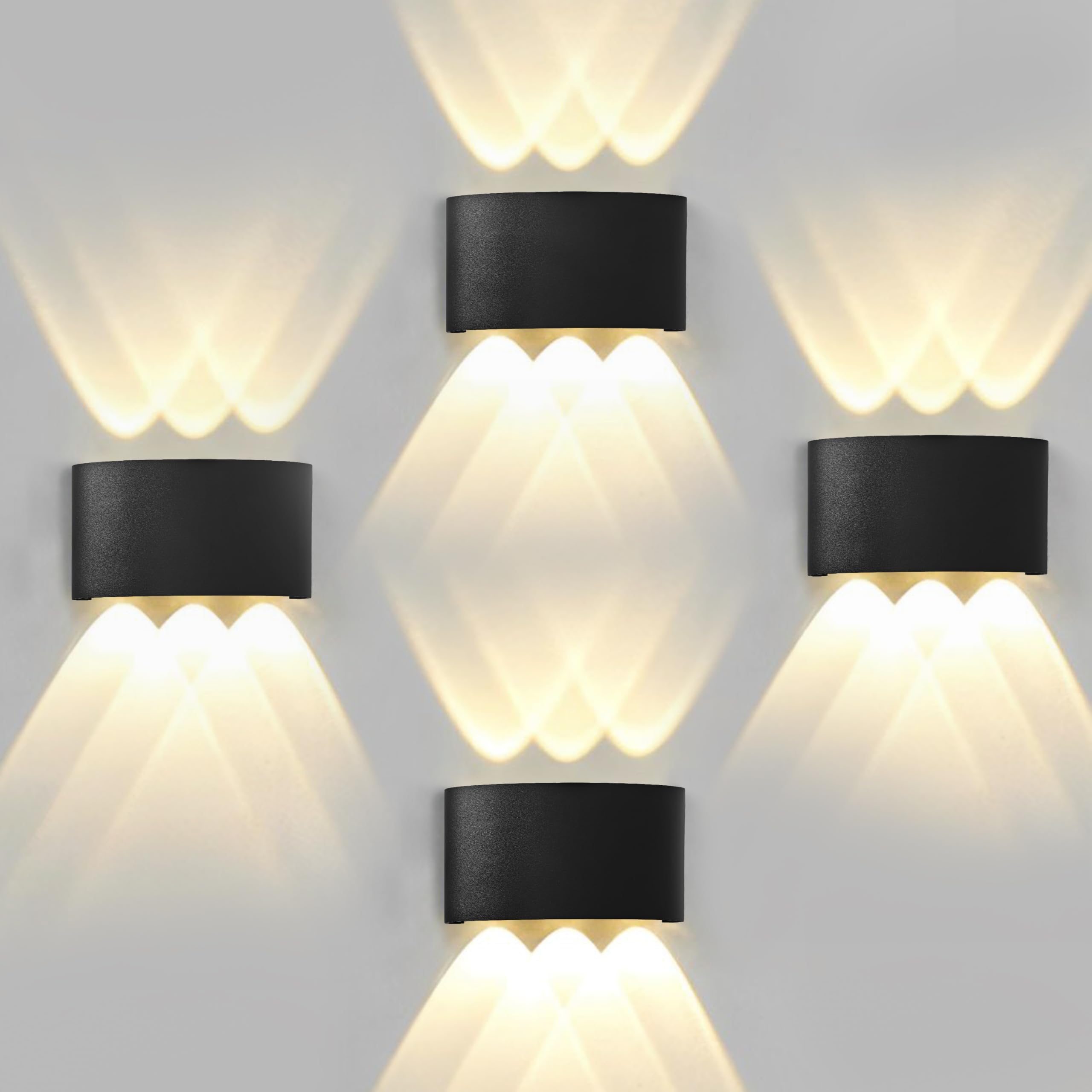 Gesto 10W Waterproof Led Wall Light for Home Decoration – Up Down 2-Way LED Wall Lamp | IP65 Outdoor Fancy Wall Lights for Balcony,Gate,Elevation,Garden,Patio | Decorative Wall Mount Light -Pack of 1