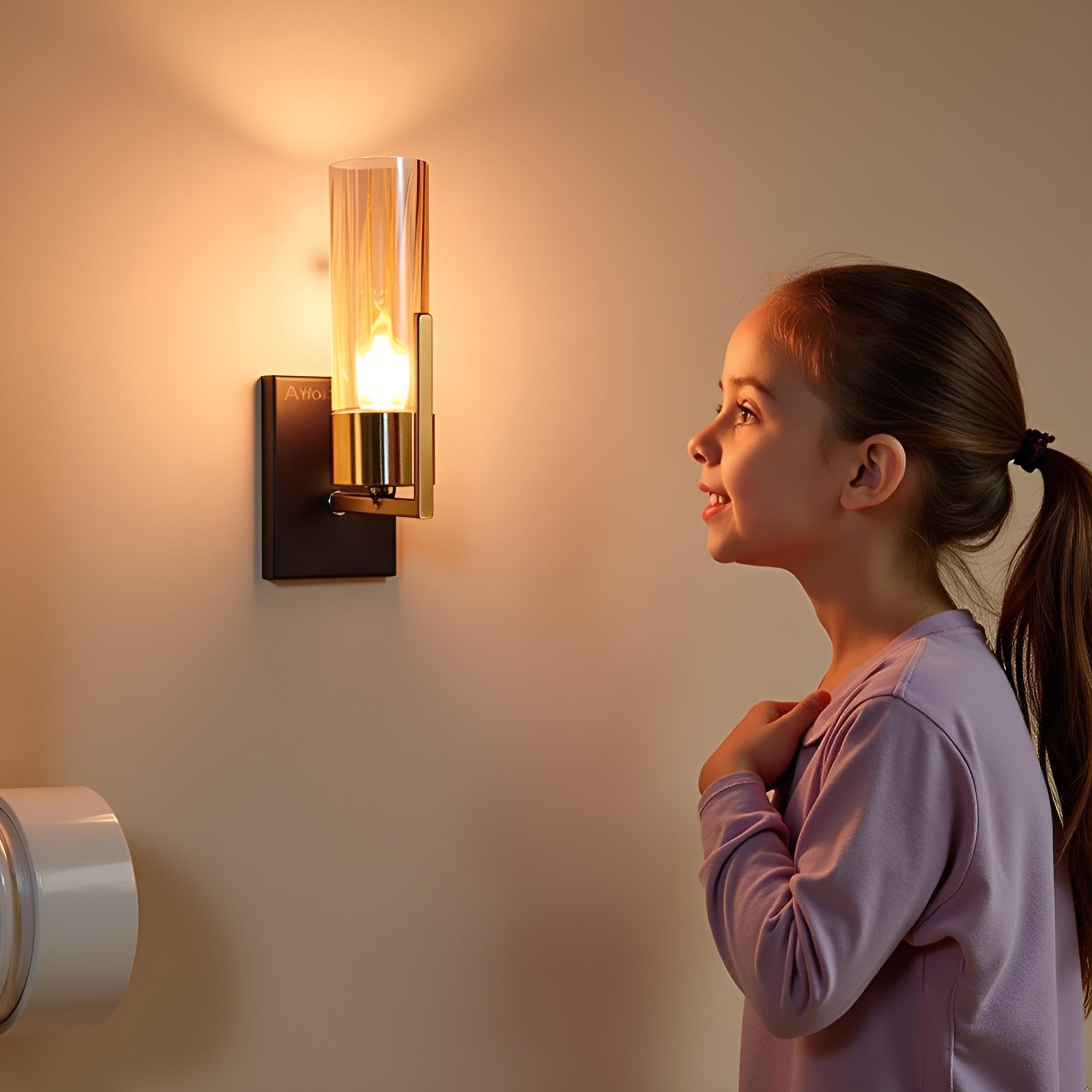 Lyse Decor Wall Lamps for Bedside/Wall Lights Indoor, Wall Lamps for Living Room/Offices/Bathroom and Wall Lights for Home Decoration/Restaurant.Cafe (Pack of 1)