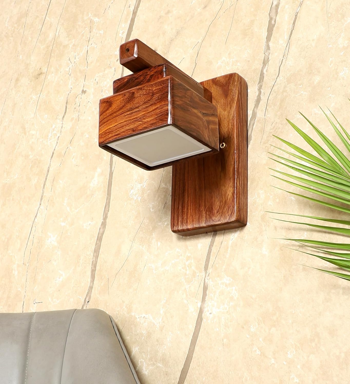 Green House Handmade Wall Focus Light Lamp/Spotlight | Stylish Mirror Picture Light | In-Built 10W Warm White LED | Stylish Home Decor | Bedroom, Living Room, Dining Room, Hallway