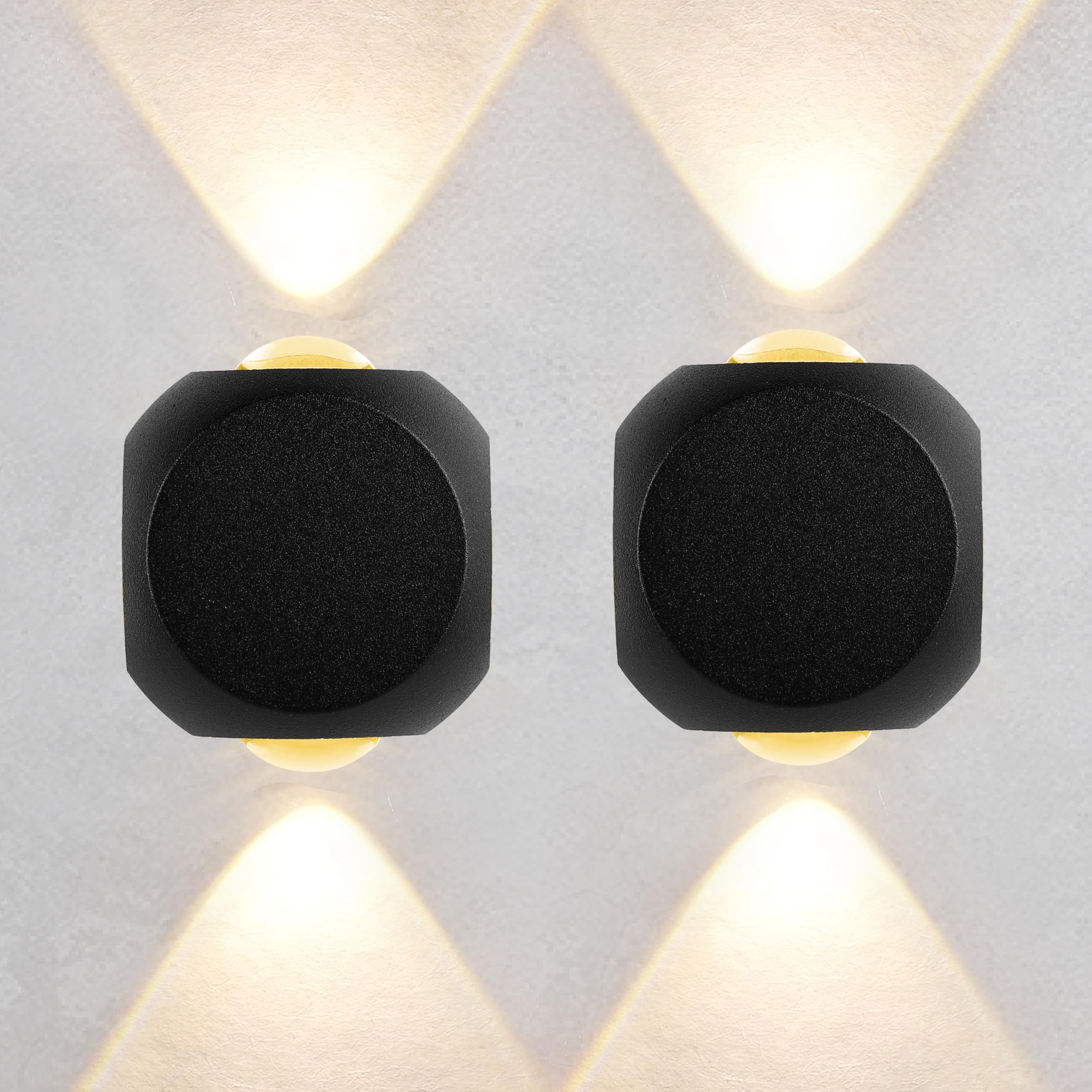 Gesto 10W Waterproof Led Wall Light for Home Decoration – Up Down 2-Way LED Wall Lamp | IP65 Outdoor Fancy Wall Lights for Balcony,Gate,Elevation,Garden,Patio | Decorative Wall Mount Light -Pack of 1