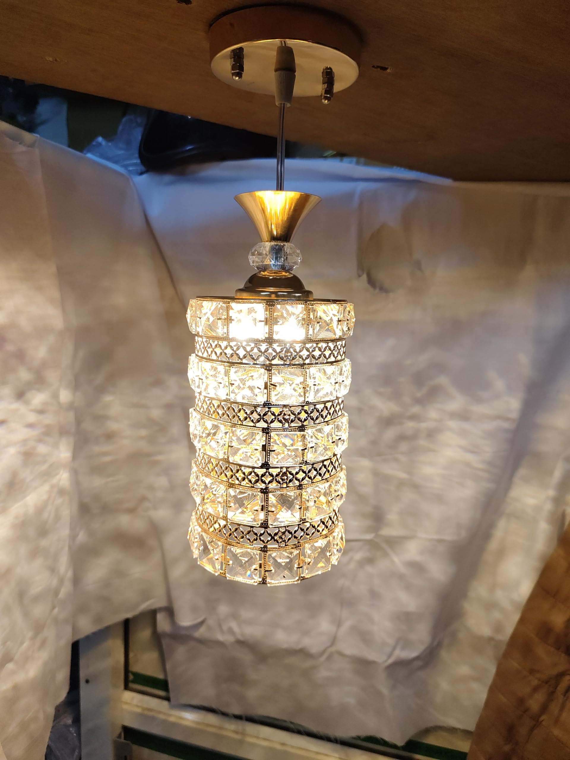 kinis American Spiral Style Led Pendant Lamp for Dinning Table/Led Hanging Light for Bedroom/Led Ceiling Light for Living Room/Led Ceiling Pendant Lamp for Drying Room/Home/Office/Restaurants/Bar etc