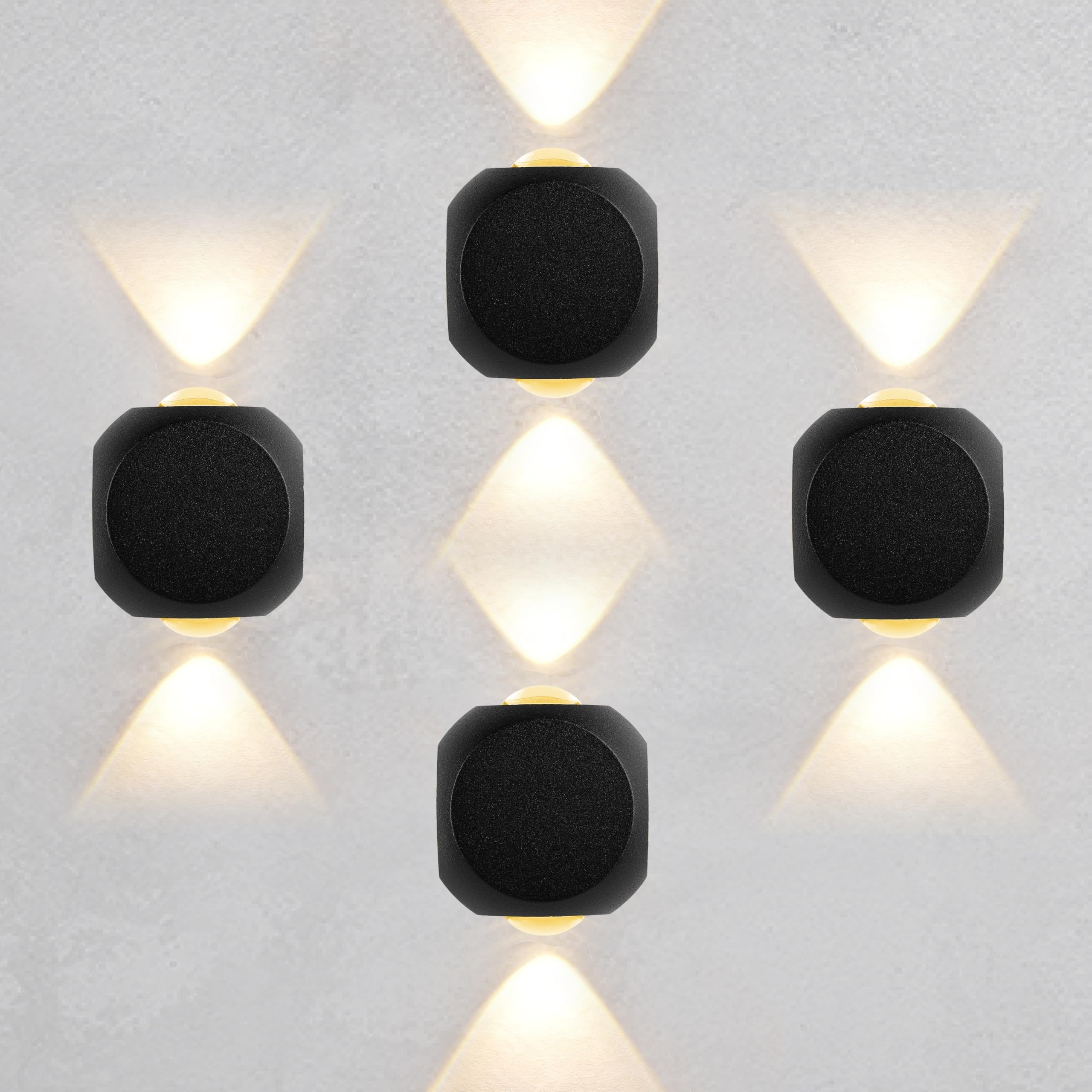 Gesto 10W Waterproof Led Wall Light for Home Decoration – Up Down 2-Way LED Wall Lamp | IP65 Outdoor Fancy Wall Lights for Balcony,Gate,Elevation,Garden,Patio | Decorative Wall Mount Light -Pack of 1