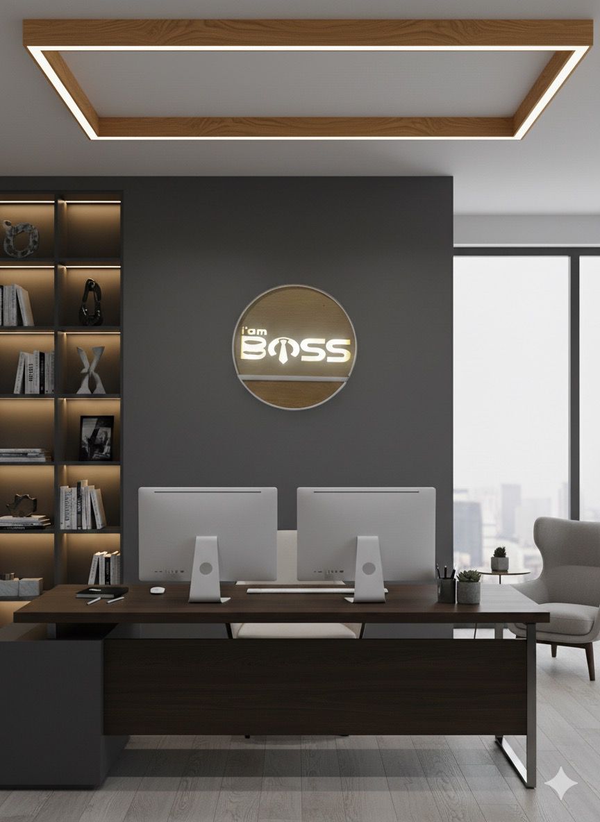 natural and beautiful natural wooden led office decor wall light