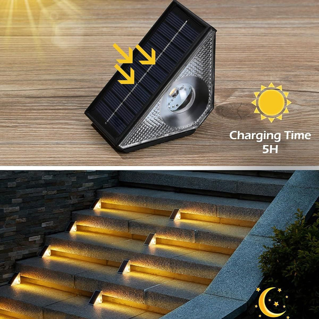 Solar Step Light Colorful Color Setting Multi-mode Stair Light